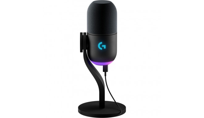 Logitech G mikrofon Yeti GX USB, must