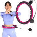 HMS HHM16 HULA HOP BLACK/PINK WITH MAGNETS AND WEIGHT + HMS COUNTER