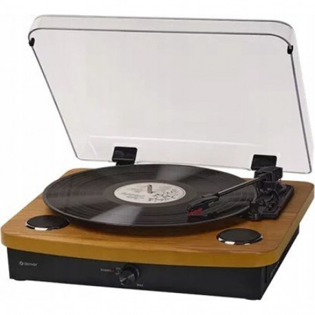 Denver VPL-230LW turntable with BT and USB for ripping from light wood records