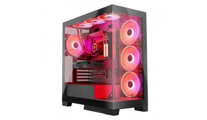 Modecom Volcano SPACE APEX ARGB MIDI USB 3.0 X 2 CYPE-C - AT Midi Tower Black