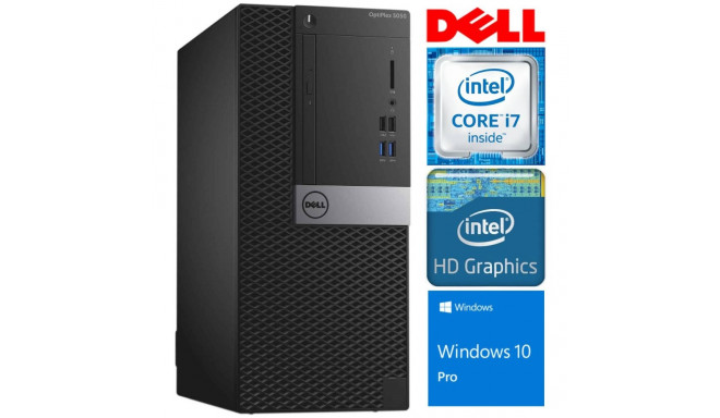 DELL 5050 MT i7-7700 16GB 1TB SSD M.2 NVME+2TB WIN10Pro