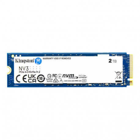 Kingston  Solid state drive  2 TB  NV3  M.2  PCIe 4.0 x4 (NVMe)