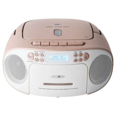 Reflexion RCR2260DAB boombox valge/roosa
