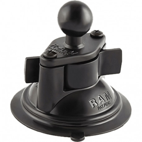 RAM Mounts RAM 3.3'' Dia. Suct Cup W 1'' Ball