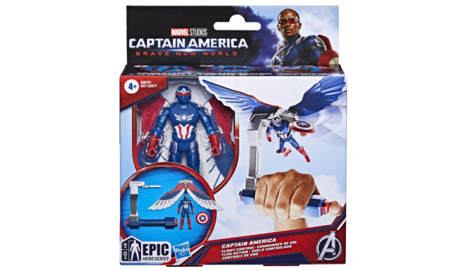 AVENGERS CAPTAIN AMERICA Игровой набор Летающий Капитан Америка 10 см