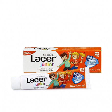 LACER JUNIOR gel dental fresa 75 ml