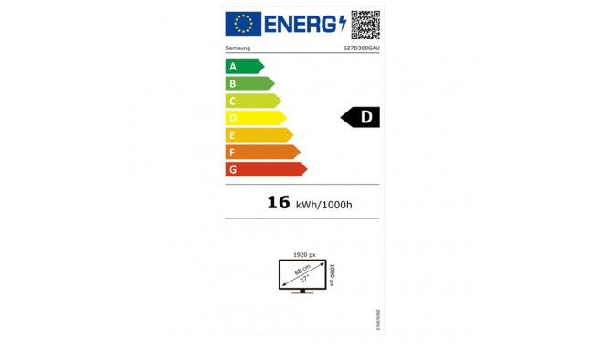 Samsung LS27D300GAUXEN | 27 " | IPS | FHD | 100 Hz | 5 ms | 1920 x 1080 pixels | 250 cd/m² | HDMI po