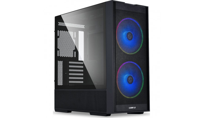 Lian Li LANCOOL 206 korpus, midi-tower, ATX, karastatud klaas – must