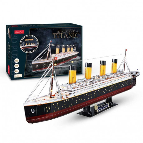 CUBICFUN 3D puzzle 3D puzzle Titanic with LED