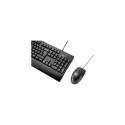 Renkforce RF-KMC-712 keyboard Mouse included Home USB QWERTZ Swiss Black