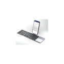 Renkforce RF-FWK-250 keyboard Bluetooth QWERTZ German Black, Grey