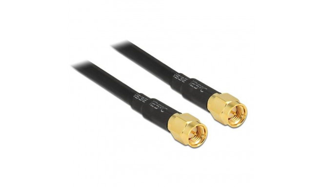 DeLOCK 88893 coaxial cable LMR195 10 m SMA Black