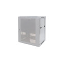 Intellinet Network Cabinet, Wall Mount (Standard), 15U, Usable Depth 260mm/Width 510mm, Grey, Flatpa