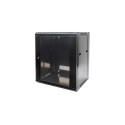 Intellinet Network Cabinet, Wall Mount (Standard), 12U, Usable Depth 260mm/Width 510mm, Black, Flatp