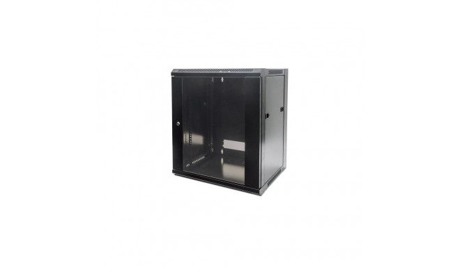 Intellinet 19&quot; Network Cabinet - Wall Mount (Standard), 12U, 450mm Deep, Black, Flatpack, M