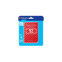 Verbatim Store 'n' Go USB 3.0 Hard Drive 1TB Red