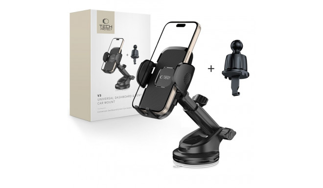 TECH-PROTECT V3 UNIVERSAL DASHBOARD & VENT CAR MOUNT BLACK