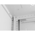 RACK CABINET 19" WALL-MOUNT 12U/600X450 WITH PERFORATED DOOR GREY LANBERG (FLAT PACK)