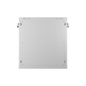 RACK CABINET 19" WALL-MOUNT 12U/600X450 WITH PERFORATED DOOR GREY LANBERG (FLAT PACK)