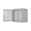 RACK CABINET 19" WALL-MOUNT 12U/600X450 WITH PERFORATED DOOR GREY LANBERG (FLAT PACK)