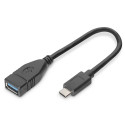 Digitus Adapter cable | AK-300315-001-S | USB-C to USB-A