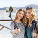 HOCO magnetic selfie stick with wireless remote control tripod K25 black