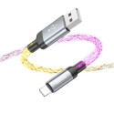 HOCO cable USB A to Lightning 2,4A U112 1 m gray