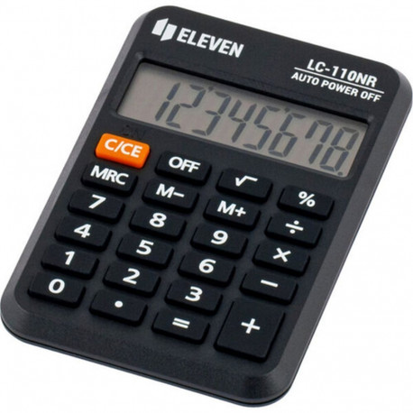 ELEVEN pocket calculator LC-110NR black