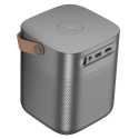 HOCO projector with Android software Wi-Fi Bluetooth 720P DT4 gray