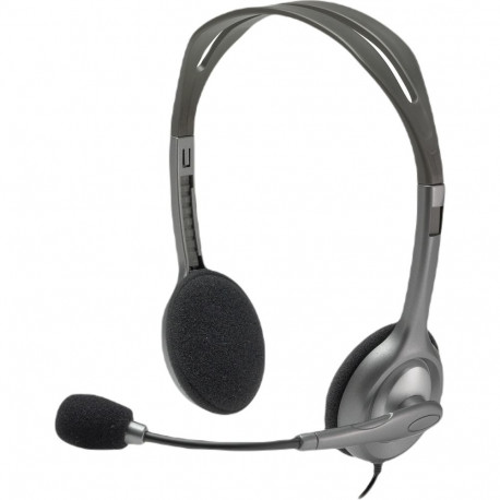LOGITECH H110 headphones with stereo microphone