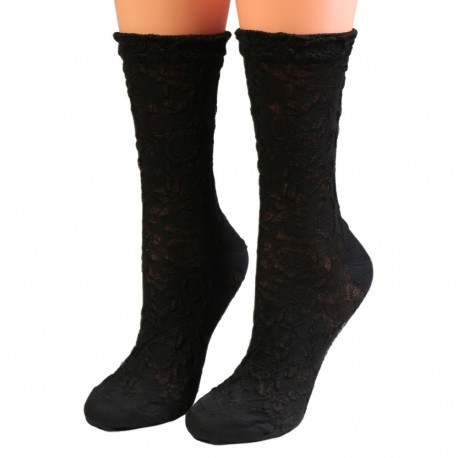 SOKISAHTEL SANDY musta värvi õhukesed sokid 444