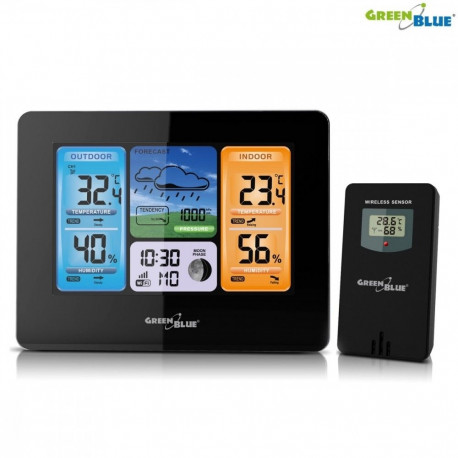 Weather Station colorful Fi wireless 522 GB DCF phases of the moon