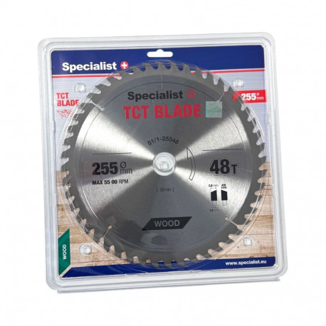 SPECIALIST+ cutting disc, 255x48Tx30/25.4 mm