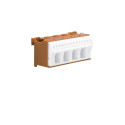 Hager KN18P terminal block Brown, White