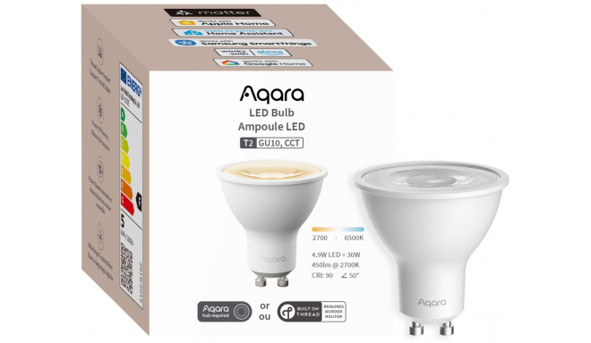 Aqara умная лампочка LED T2 GU10 30W CCT