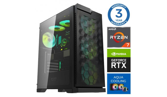 INTOP AQUA Ryzen 7 7700X 16GB DDR5 1TB SSD M.2 NVME RTX4060 8GB no-OS