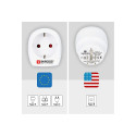 Adapteris JAV kištukas - Schuko lizdas 115V 15A SKROSS