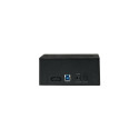 LogiLink QP0026 storage drive docking station USB 3.2 Gen 1 (3.1 Gen 1) Type-B Black