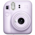 Instant Camera Fujifilm Instax Mini 12 (Lavender Purple) + 10 Fujifilm Instax Mini Film (Glossy) (Co