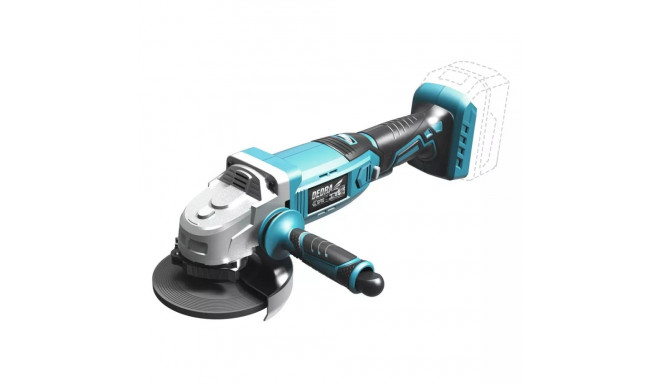 Cordless angle grinder 125mm 18V 0*Ah SAS+ALL
