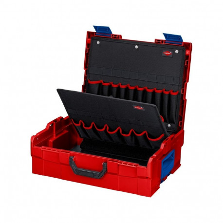 Knipex 00 21 19 LB tööriistade hoiukohver must, punane ABS-plastik