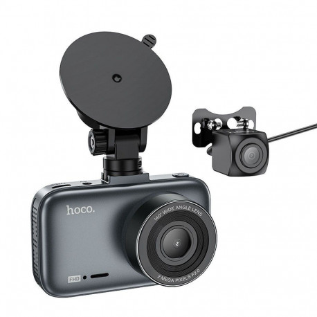 Hoco Driving DV6 Video Reģistrators + Aizmugures kamera