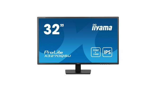 iiyama X3270QSU-B1 32-tolline IPS 2560x1440 250cd/m2 3ms 2xHDMI DP USB (P)