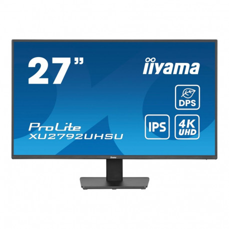 IIYAMA monitor XU2792UHSU-B6 27inch IPS UHD LED 350cd/m2 4ms DP HDMI USB-hub 3xOut v3.2 + 1xUSB-C kõ