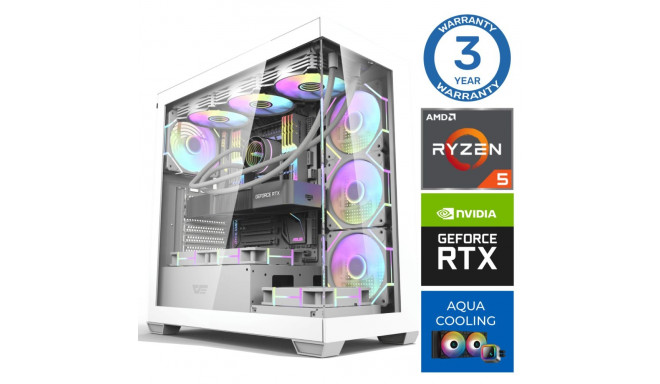 INTOP AQUA Ryzen 5 9600X 16GB DDR5 1TB SSD M.2 NVME RTX4060Ti 8GB no-OS