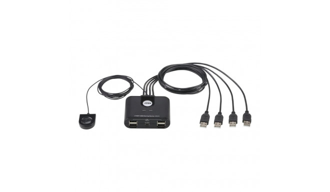 Aten 4-port USB 2.0 perifeerseadmete jagamise seade | Aten | 4 x 4 USB 2.0 perifeerseadmete jagamise