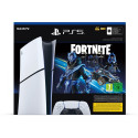 "Sony PlayStation 5 Slim Digital Edition Fortnite black white"