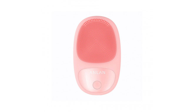 Mini Silicone Electric Sonic Facial Brush with magnetic charging ANLAN 01-AJMY21-04A (pink)