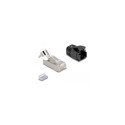 DeLOCK RJ45 Modular Plug with strain relief Cat.8.1 and bend protection boots 25 pcs set