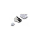 DeLOCK RJ45 Modular Plug with robust latch Cat.6 and bend protection boots 50 pcs set